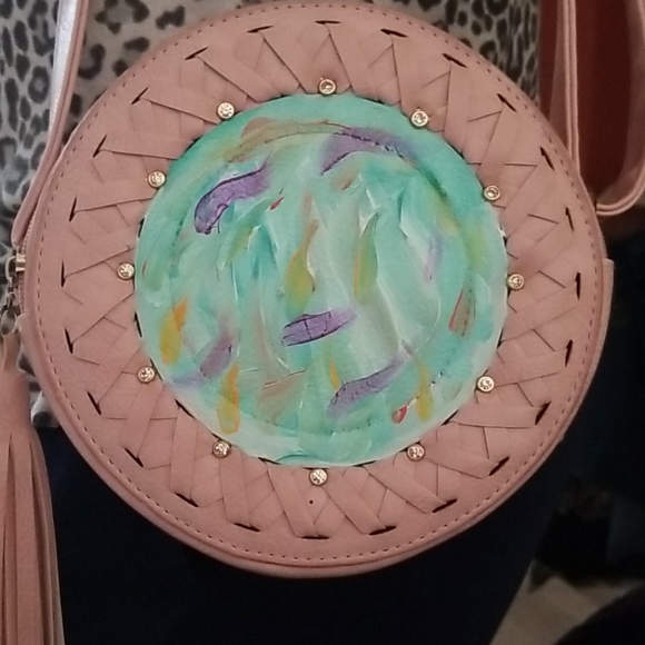 Handbags - Shoulder bag, pink leather